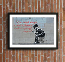 Banksy original thought for sale  LONDONDERRY