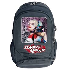 Mochila escolar HARLEY QUINN resistente à água grande poli preta comprar usado  Enviando para Brazil