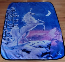 Cobertor de lã Northwest Snow Limit unicórnio fantasia azul Steve Read comprar usado  Enviando para Brazil