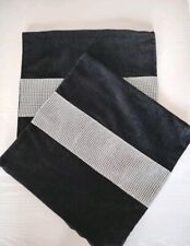 Diamanté stripe cushion for sale  Shipping to Ireland