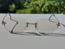 Silhouette brille gold gebraucht kaufen  Frankfurt