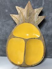 Wooden Pinapple Shaped Cutting Board / Serving Tray. for sale  Shipping to South Africa