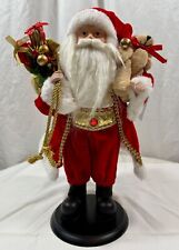 Santa figurine wooden for sale  Cedar Rapids