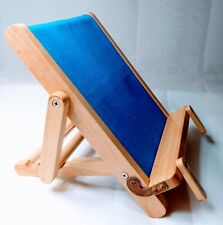 Silla de libro soporte de libro de madera cubierta ajustable estilo soporte de página receta  segunda mano  Embacar hacia Argentina