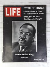 Revista LIFE Semana del Shock 12 de abril de 1968 Muerte de Martin Luther King segunda mano  Embacar hacia Argentina