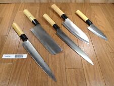 Lote dañado de cuchillos de cocina de chef japonés conjunto hocho de Japón PA626 segunda mano  Embacar hacia Argentina