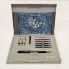 Vintage Parker Calligraphy Set Fountain Pen Cartridges Nibs RMF53-SJT  for sale  Shipping to South Africa