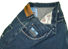 Calça jeans School of Hard Knocks Bad Boy hip hop azul etiqueta 36 medida tamanho 35x27 comprar usado  Enviando para Brazil