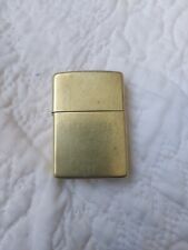 Solid brass zippo for sale  BOGNOR REGIS