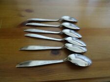Set of 6 stainless steel teaspoons, used for sale  Shipping to South Africa