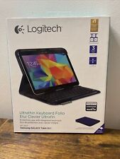 Folio de teclado ultrafino Logitech 920-006918 para Samsung Galaxy Tab 4 10.1 oscuro segunda mano  Embacar hacia Argentina