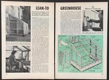 Lean greenhouse 1950 for sale  Shipping to Ireland