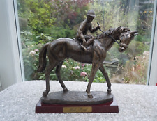 Bronzed resin figure for sale  LEICESTER