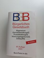 Bürgerliches gesetzbuch allge gebraucht kaufen  Berlin