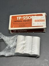 Rollos de papel térmico vintage Texas Instruments TP-25000 hechos en Taiwán nuevos 3 rollos segunda mano  Embacar hacia Argentina
