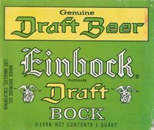 Einsbock draft bock d'occasion  Expédié en Belgium