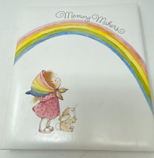 Álbum de fotos de colección Hallmark 1973 Memory Makers Rainbow Bunny Girl Pride Pegatinas segunda mano  Embacar hacia Mexico