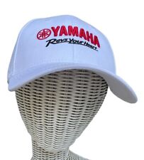 Yamaha Motor Strapback Hat "Revs Your Heart" White Red Black Adjustable Cap NWOT, used for sale  Shipping to South Africa