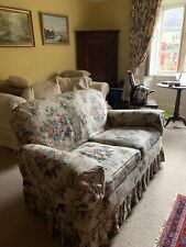 Antique floral sofa for sale  MARTOCK
