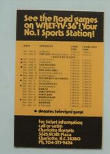 1975 Charlotte Hornets WFL Football League Schedule - VENDA FLASH, usado comprar usado  Enviando para Brazil