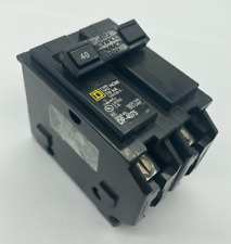 Disjuntor plug-in Square D Homeline HOM240 2 polos 40 amp 120 240V tipo HOM comprar usado  Enviando para Brazil