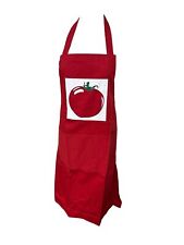 Red tomato apron for sale  DAVENTRY