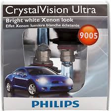 Paquete de 2 luces de cabeza ultra Philips 9005 Crystal Vision segunda mano  Embacar hacia Argentina