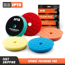 SPTA 3/5/6 Inch Hex-logic Sponge Polishing Buffing Pads for DA RO Polisher for sale  Shipping to South Africa