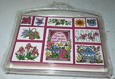 Floral rubber stamp for sale  Greensboro