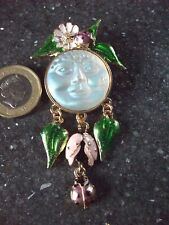 Man moon brooch for sale  MORECAMBE