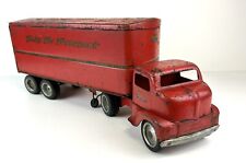 Semirremolque y remolque de transporte de juguete Tonka 1953 de acero prensado segunda mano  Embacar hacia Argentina