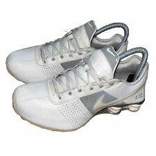 Nike Shox Womens Size 7.5 Retro Shoes All White 308884 Running Vintage Gym Yoga for sale  Shipping to South Africa