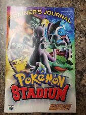 Diario de entrenador de estadio Nintendo 64 Pokémon. Folleto RARO en excelente estado segunda mano  Embacar hacia Argentina