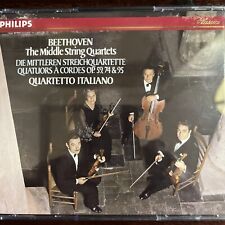 Cuartetos de cuerda media de Beethoven: The Middle (CD, octubre de 1989, Philips) segunda mano  Embacar hacia Argentina