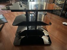 glass stand shelves tv 2 for sale  Los Angeles