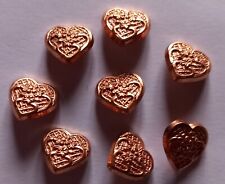 Boutons coeur vintage d'occasion  Cambremer