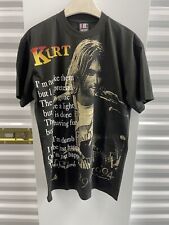 Camiseta Vintage Anos 90 Nirvana Kurt Cobain AOP Ponto Único Tamanho GG comprar usado  Enviando para Brazil