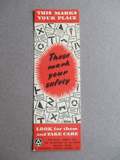 Vintage bookmark rospa for sale  NORWICH