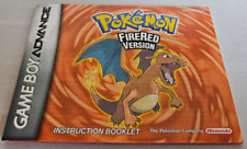 Folleto de instrucciones Pokémon Fire versión roja (Game Boy Advance GBA) solo manual segunda mano  Embacar hacia Argentina