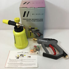 Pistola lavadora de pressão M MINGLE PW70 bico canhão espuma cinza neon comprar usado  Enviando para Brazil