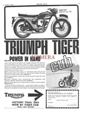 Triumph 200cc tiger for sale  SIDCUP