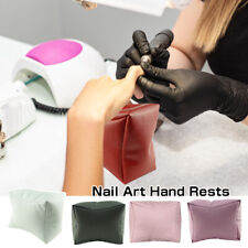 Usado, Travesseiro de mão para pés de mesa Nail Art PU descanso para braço salão de manicure almofada para cuidados com as unhas comprar usado  Enviando para Brazil
