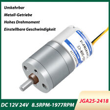 Mikro Getriebemotor DC12/24V Bürstenloser Motor Umkehrbar 8.5-1977RPM JGA25-2418 comprar usado  Enviando para Brazil