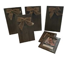 6 peças - Pacote de moldura de plástico MDF grão de madeira floresta rústica decoração para casa de casamento comprar usado  Enviando para Brazil
