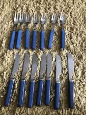 Denby cutlery blue for sale  KNIGHTON