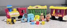 Usado, Tren de circo Fisher Price 1973 Little People #991 3 vagones con 4 animales segunda mano  Embacar hacia Argentina