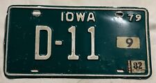 License plates iowa for sale  Kennebunk