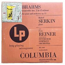 Usado, Brahms Concerto No. 1 pol D min.  Columbia Masterworks ML 4100 M- comprar usado  Enviando para Brazil