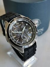 Citizen Eco Drive 42mm Silver/Black stainless Steel Case Men's Watch for sale  Shipping to South Africa