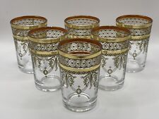 Gold moroccan glasses for sale  Shipping to Ireland